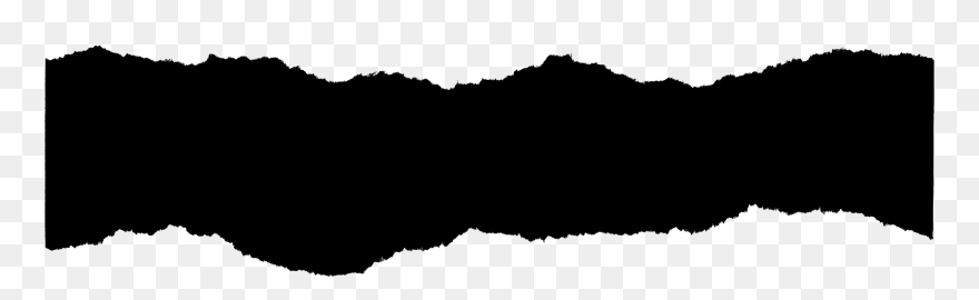 Angle Torn Sky Effect Edge Black White Clipart - Black Png Torn Paper Clipart Transparent Png