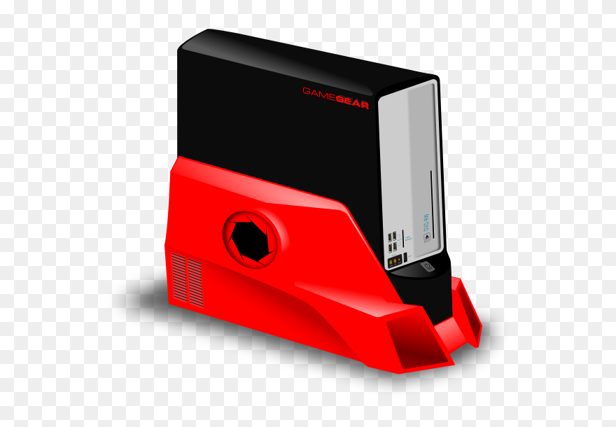 Generic Gaming Cpu Vector Illustration - Gaming Pc Clipart - Png Download