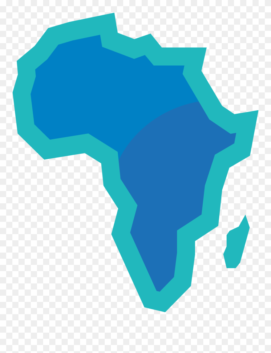 Africa Frame Map Clipart