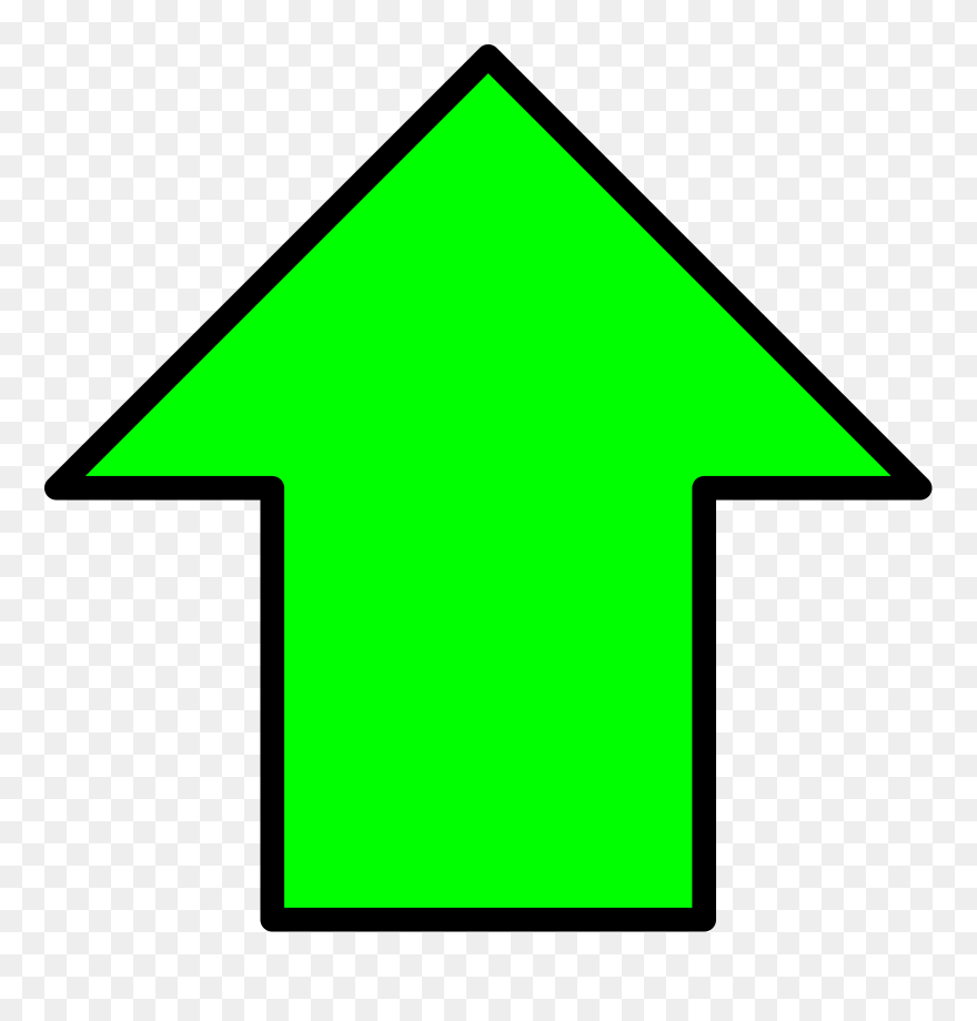 Green Up Arrow Png Clipart