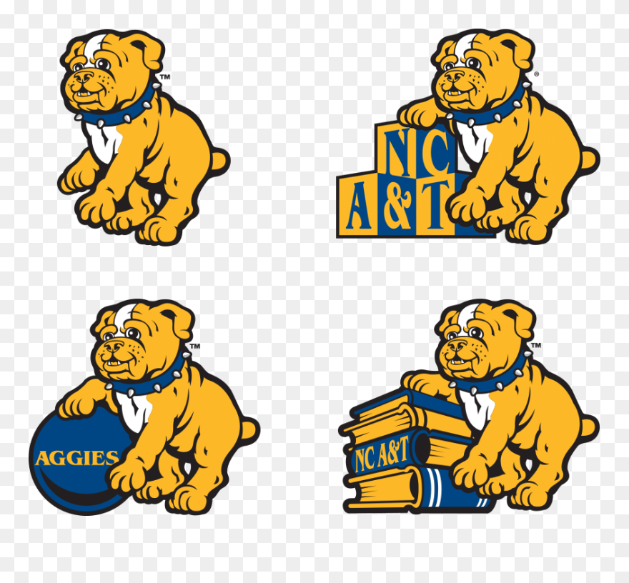 Youth Marks - North Carolina A&t Aggies Clipart