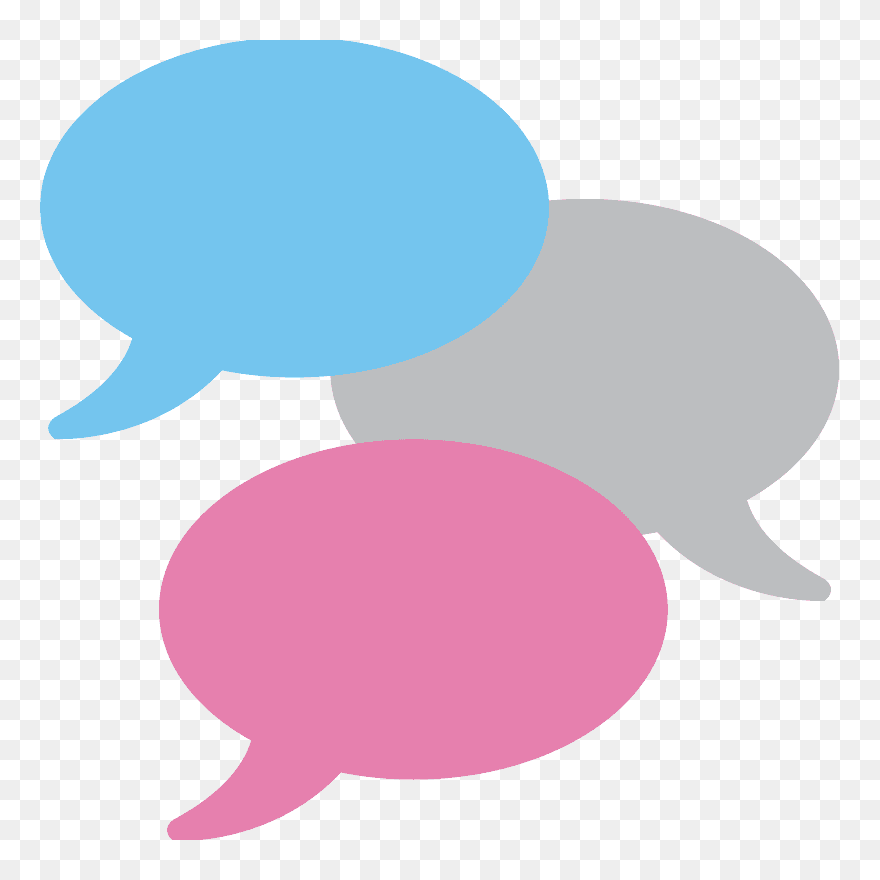 Left Speech Bubble Emoji Clipart - Png Download