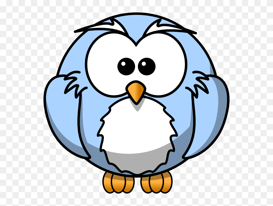 Clipart Moving Animals - Clipart Cartoon Owl - Png Download