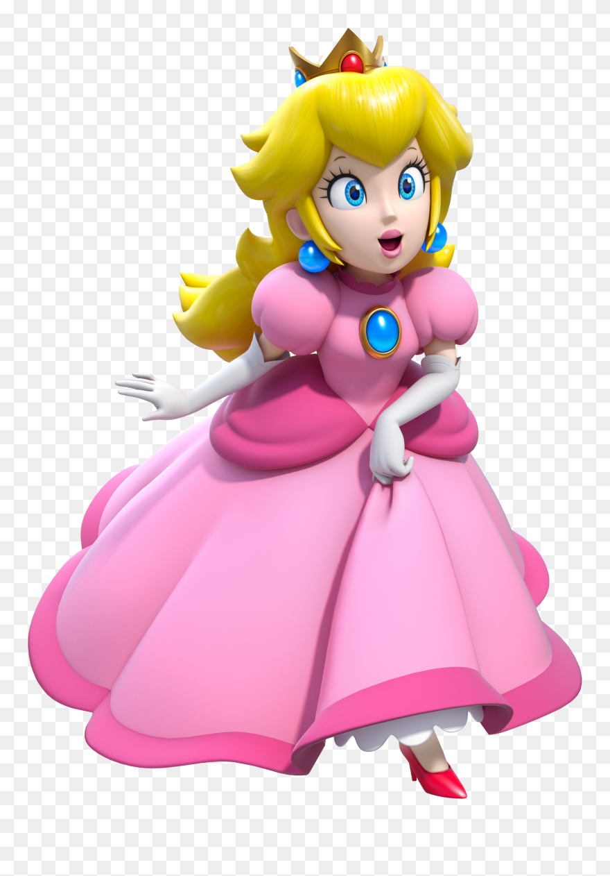 Mario Clipart Peach - Princess Peach Png Transparent Png