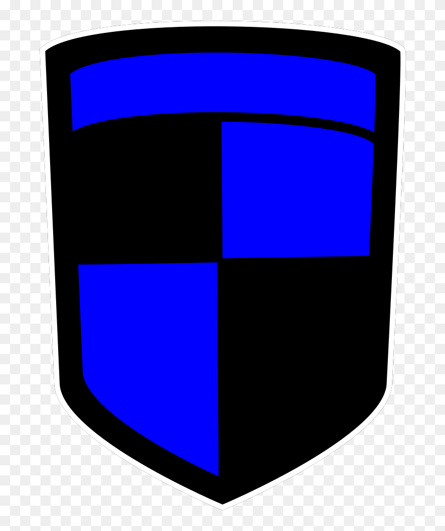 Double Shield Svg Clip Arts - Emblem - Png Download