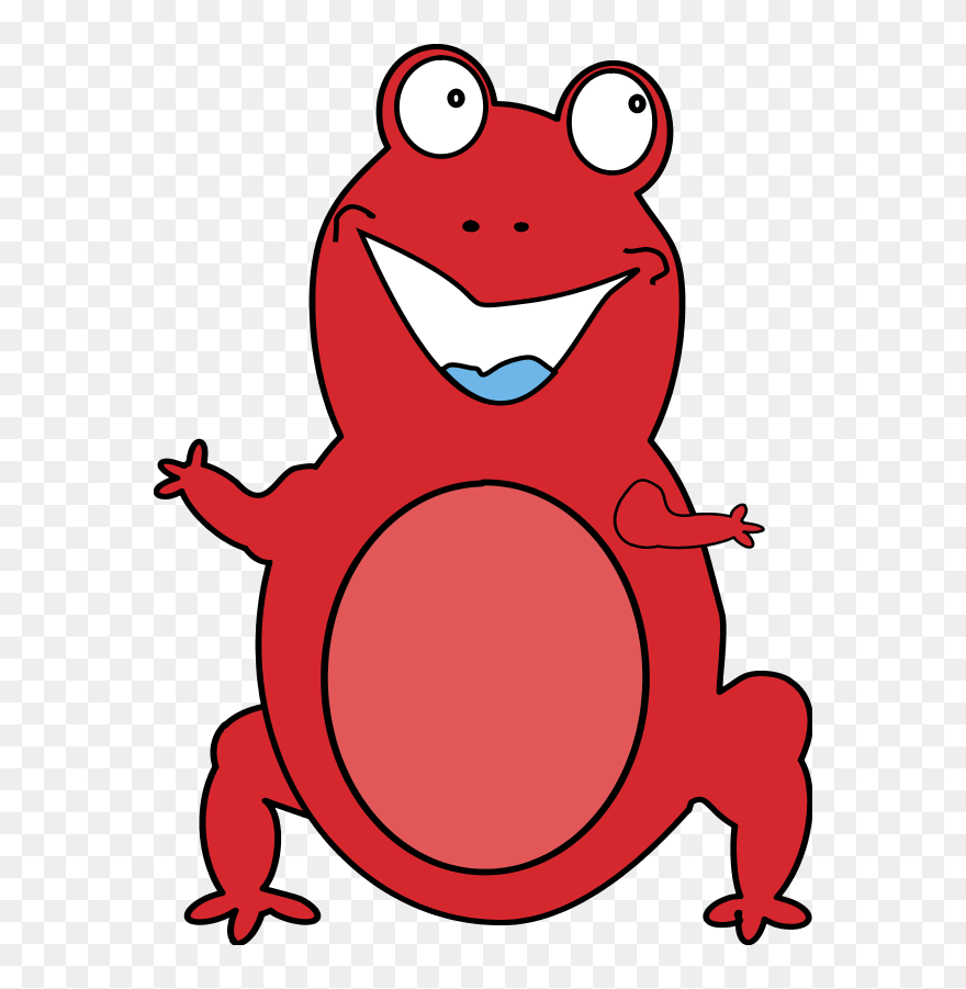 Frogs Clipart Red - Clipart Red Frog - Png Download