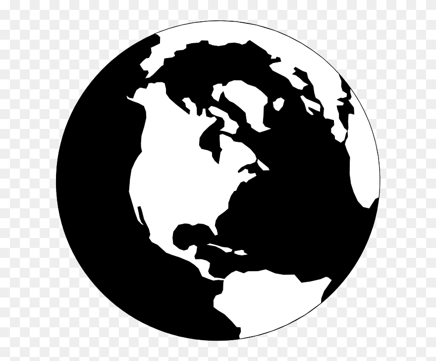 World Map Vector Round Clipart