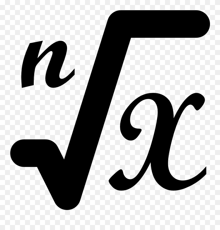 Root - Square Root Icon Png Clipart