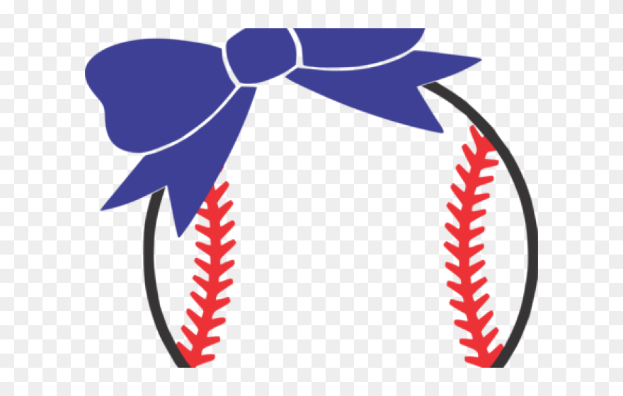 Ribbon Cliparts Baseball - Softball Laces Clipart - Png Download