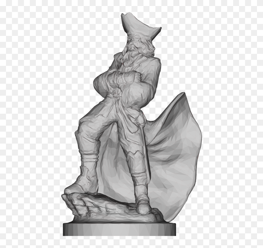 Transparent Triumphant Clipart - 3d Sculpture Png