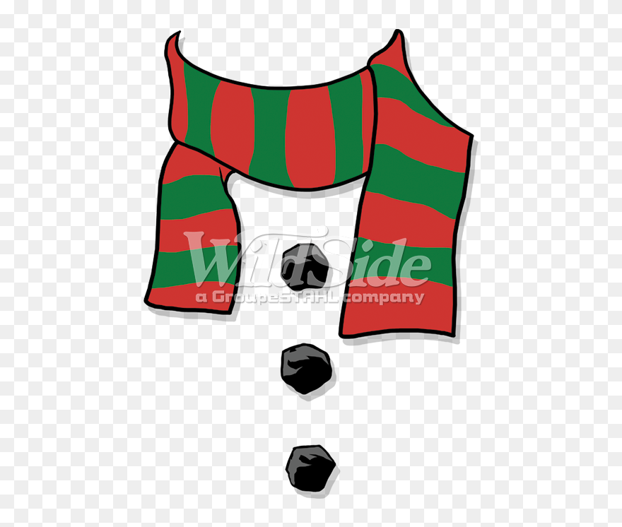 Snowman Scarf Png - Snowman Scarf Clipart Transparent Png