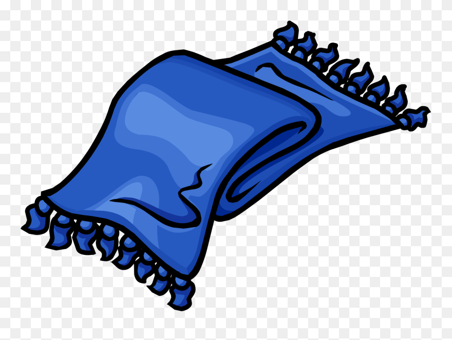 Onlinelabels Clip Art - Blue Scarf Clip Art - Png Download