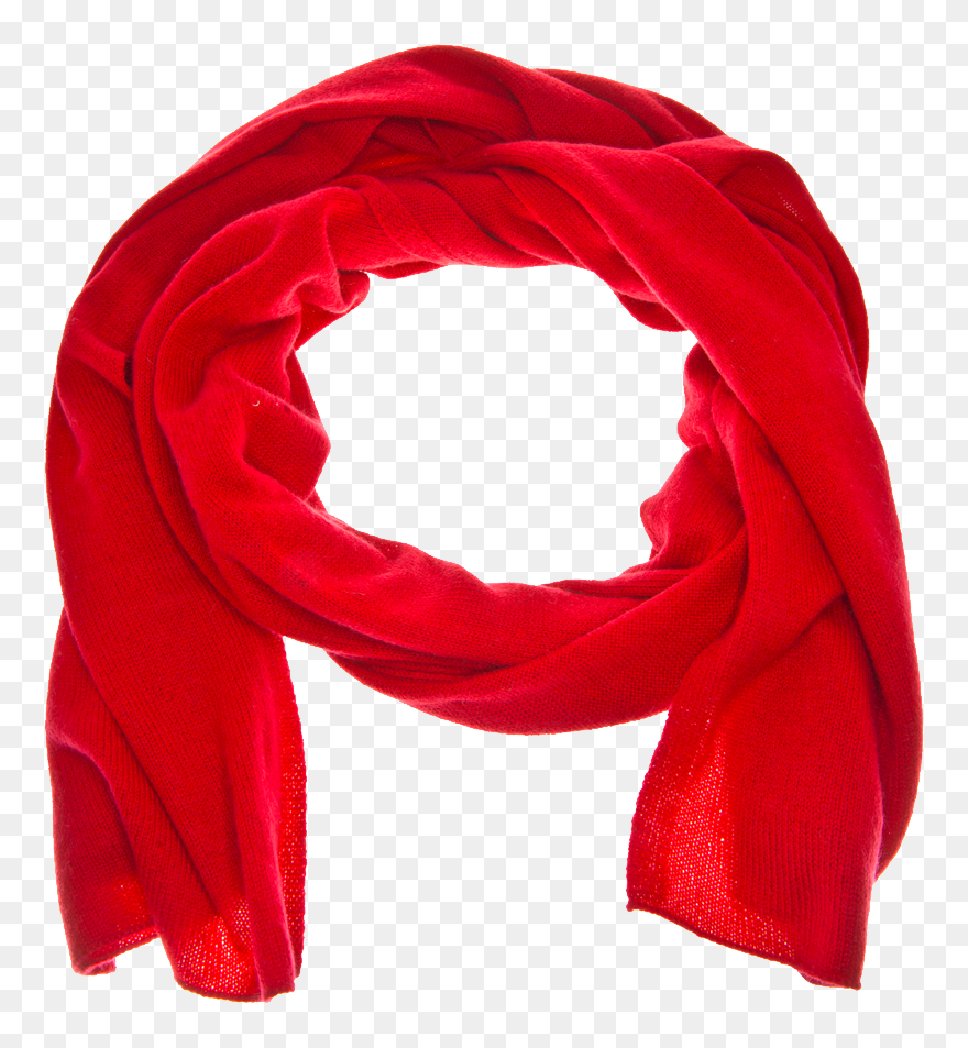 Red Scarf Png Image - Transparent Red Scarf Png Clipart