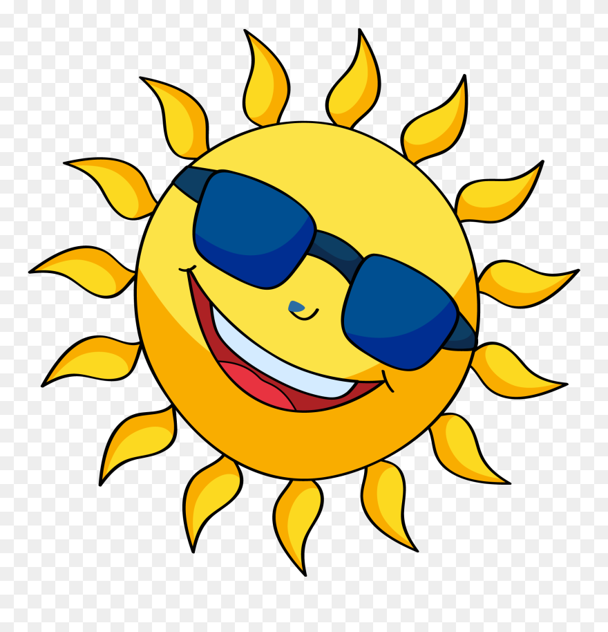 Download Sun Smiling Vector Cartoon Free Transparent Image Hq Cartoon 