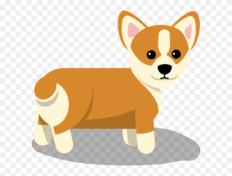 Cute Dog Clipart Png Characters Corgi Dog Free Vector - Corgi Clipart Transparent Png