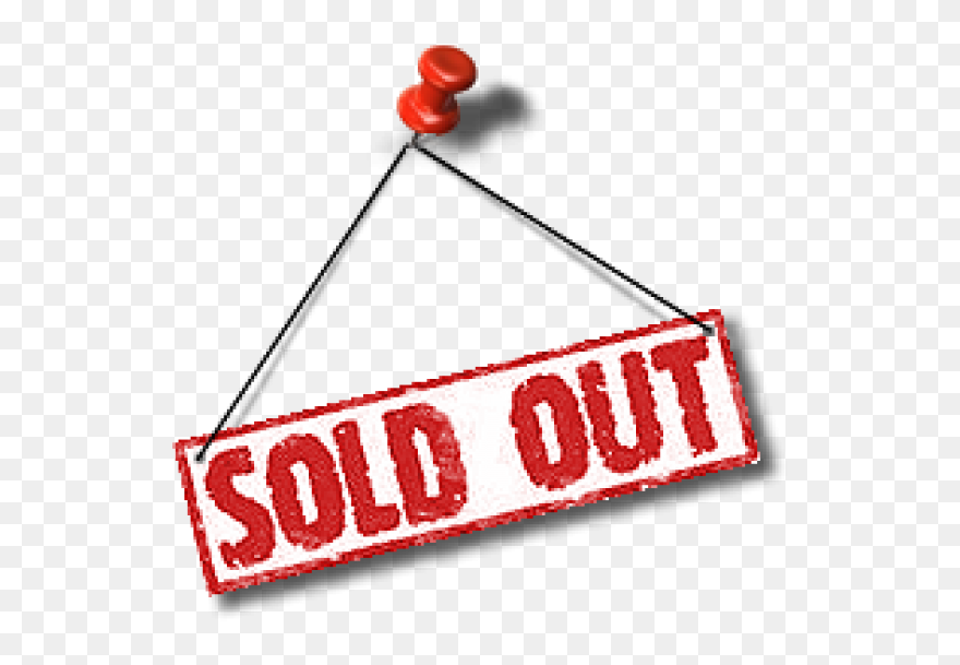 Sales Ticket Clip Art - Sold Out Png No Background Transparent Png