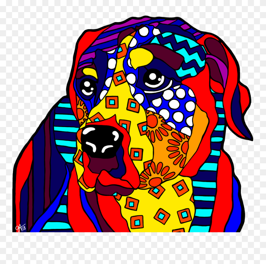 Jackie Carpenter Artist Bright - Bernese Mountain Dog Clipart