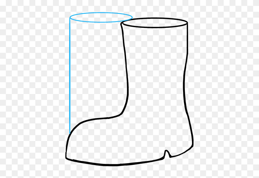 How To Draw Boots Clipart