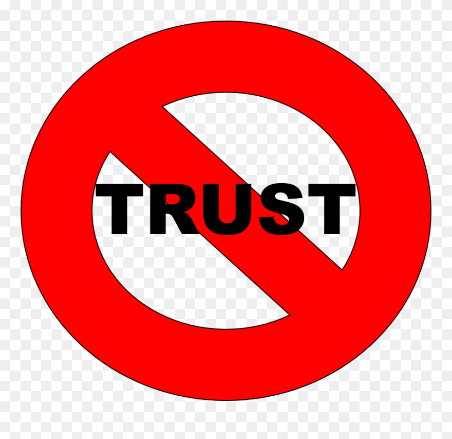 No Trust - Warren Street Tube Station Clipart