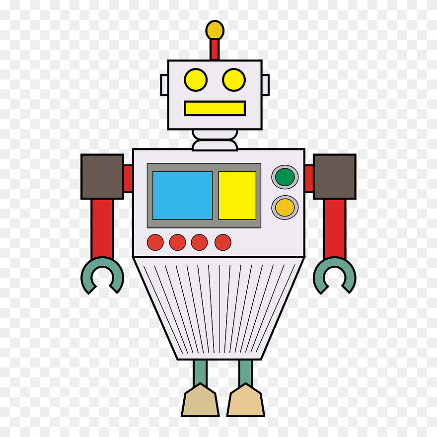 Robot 2015082633 Clipart - Png Download