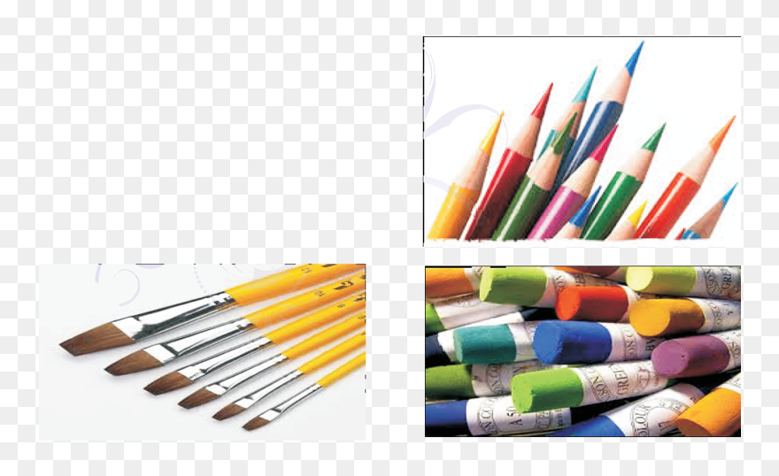 5% Discount On Art Materials - Pencil Colour Art Png Hd Clipart
