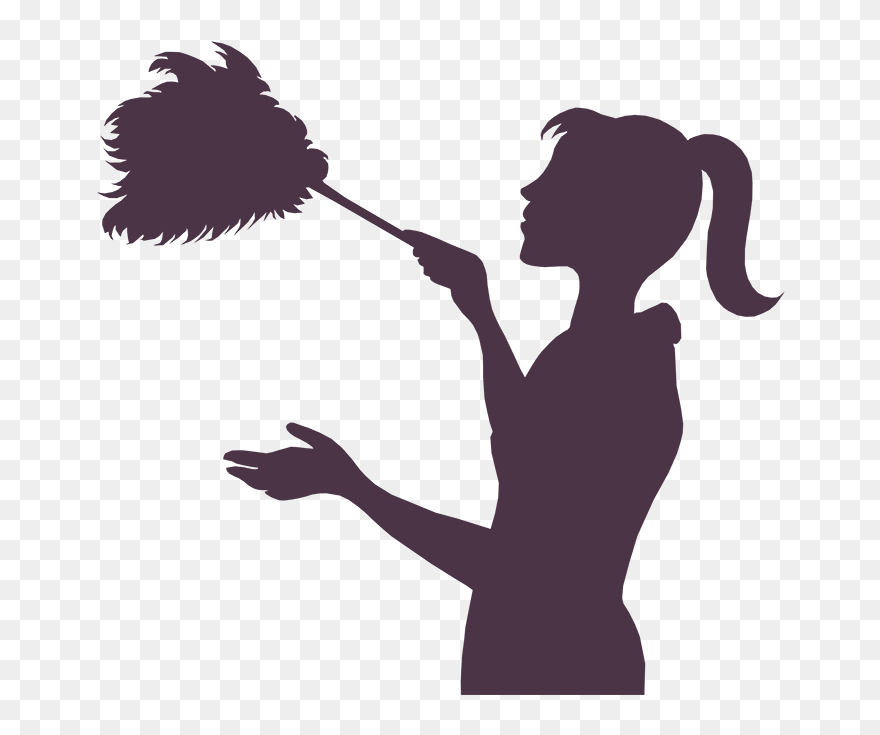Maid Service Cleaner Cleaning Housekeeping "src="data - Free Clipart Dusting - Png Download