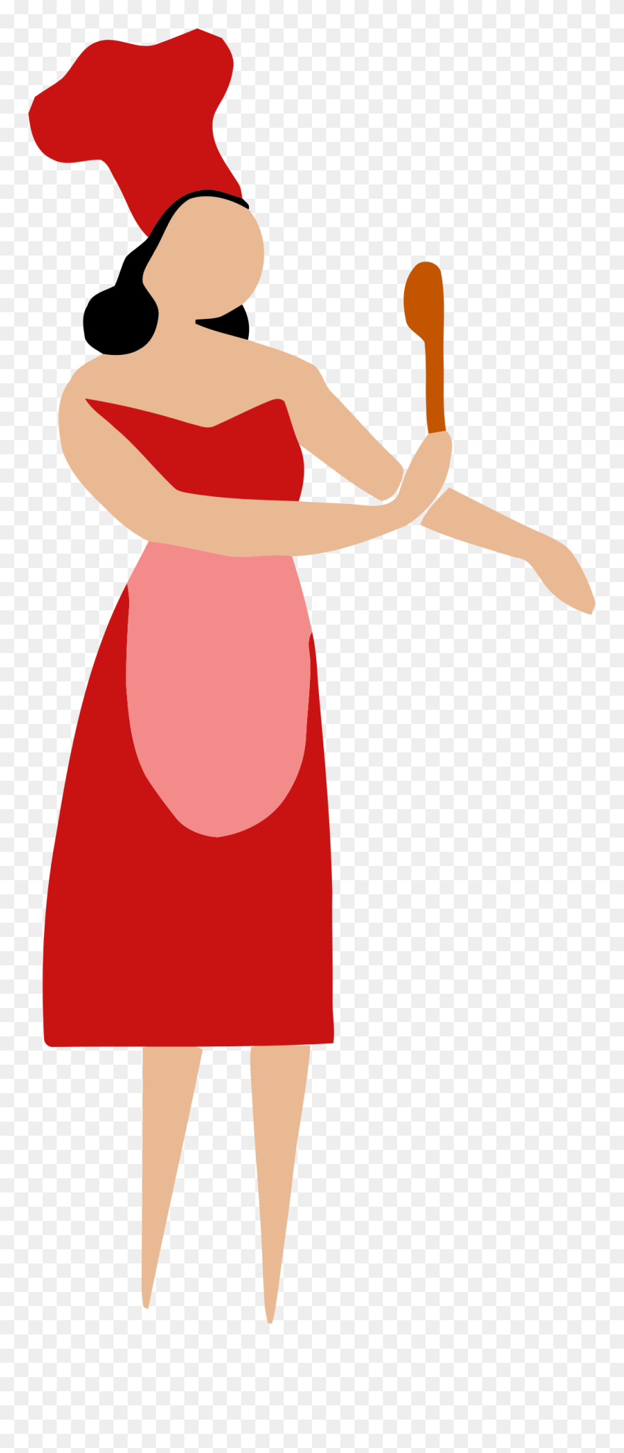 Lady Clipart Transparent, Lady Transparent Transparent - Woman Cook Clipart - Png Download