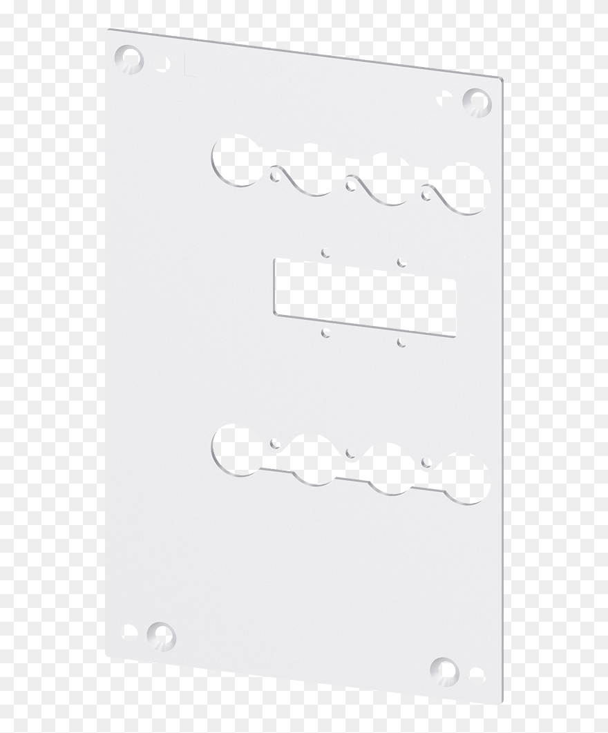 Rear Interlock Mounting Plate Product Photo - Stencil Clipart