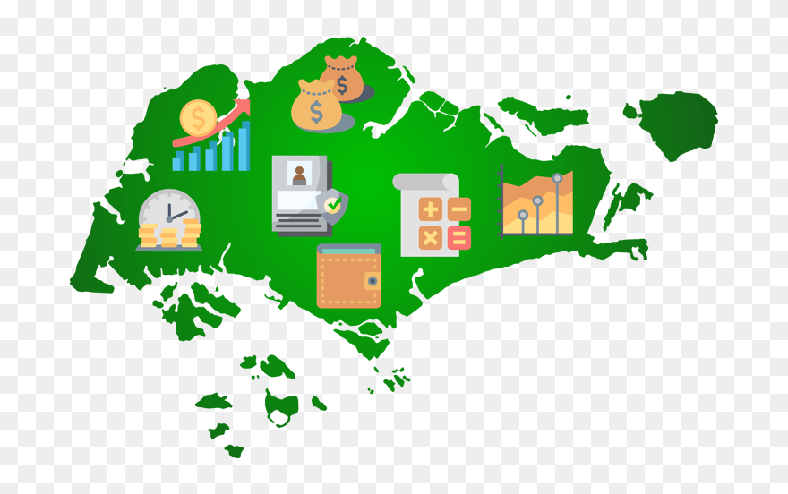 Audit And Compliance Requirements In Singapore - Singapore Map Vector Png Clipart