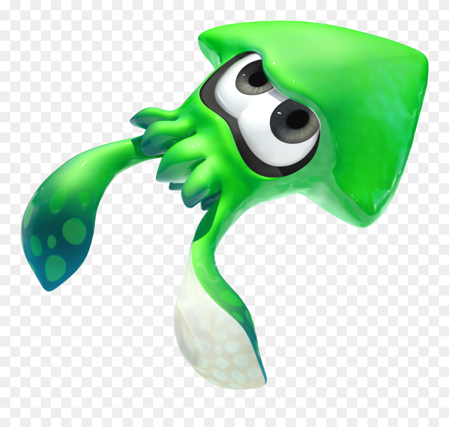 Transparent Sqid Clipart - Squid From Splatoon 2 - Png Download