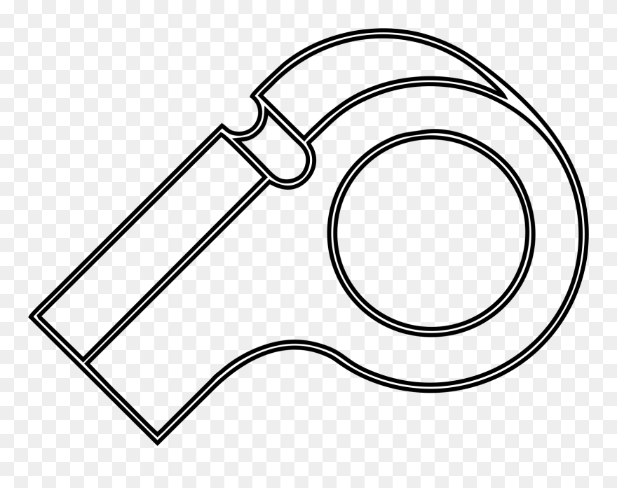 Whistle Png - Line Art Clipart