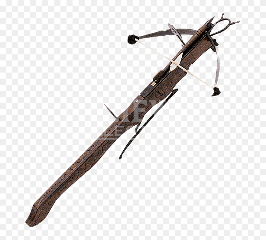Larp Crossbow Ranged Weapon History Of Crossbows - Weapon Clipart