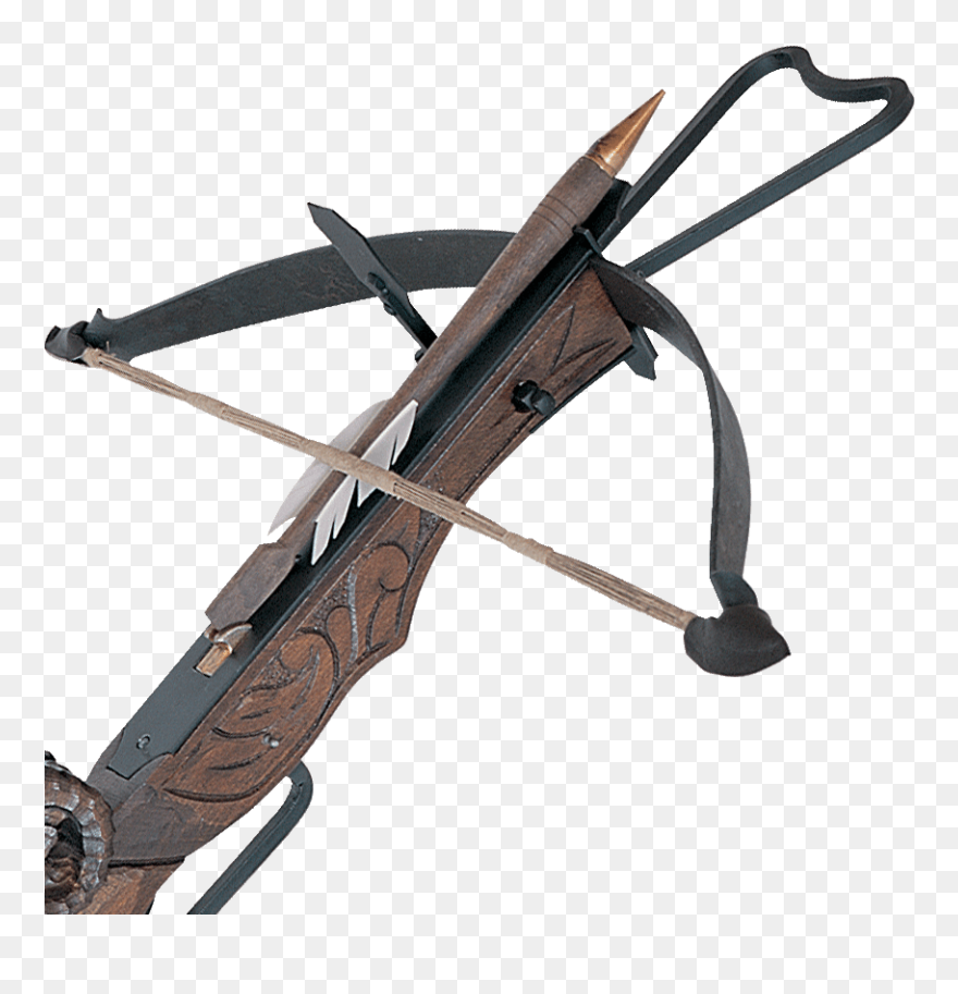 Crossbow Bolt Bow And Arrow Archery - Large Crossbow Clipart
