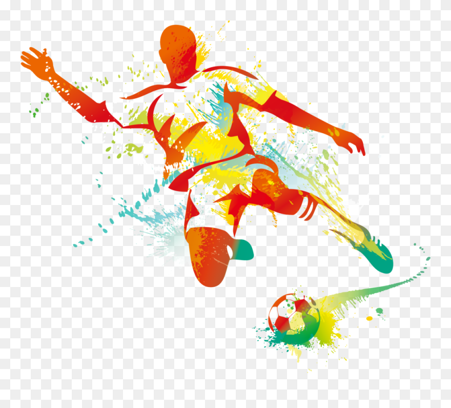 Com - Logo Football Player Png Clipart