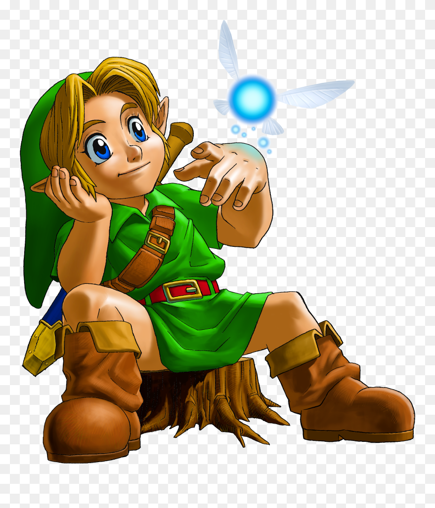 The Legend Of Zelda Clipart Zelda Little Link , Png - Legend Of Zelda Ocarina Of Time Artwork Transparent Png