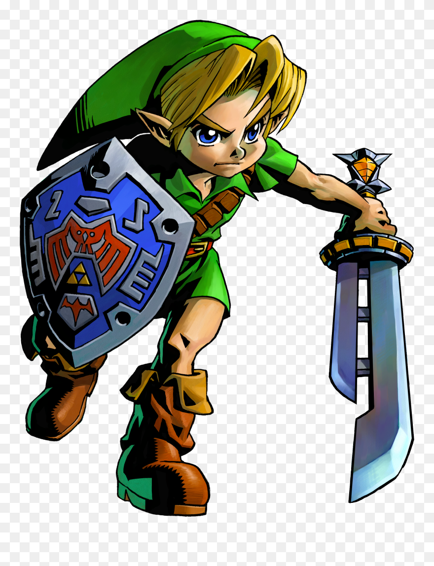 Mm Link - Legend Of Zelda Majora's Mask Link Clipart