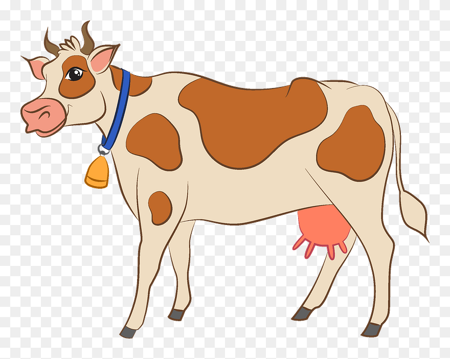 Cow Clipart - Dairy Cow - Png Download