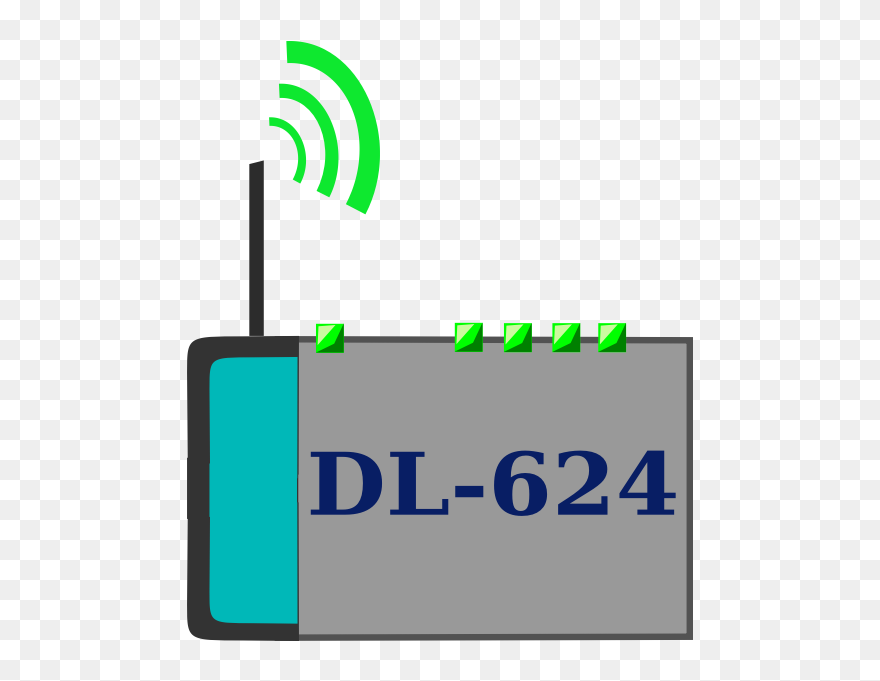 D Link Wi Fi Router Vector Image - Wireless Router Clipart