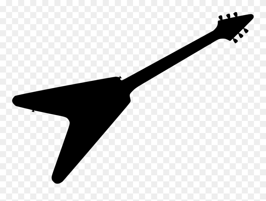 Flying V Guitar Clipart