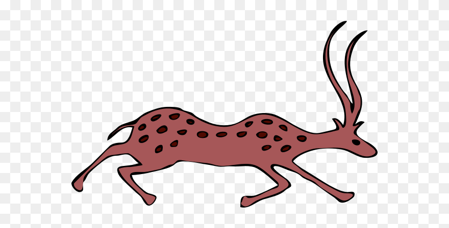 Vector Image Of Antelope - Animated Antelope Clipart