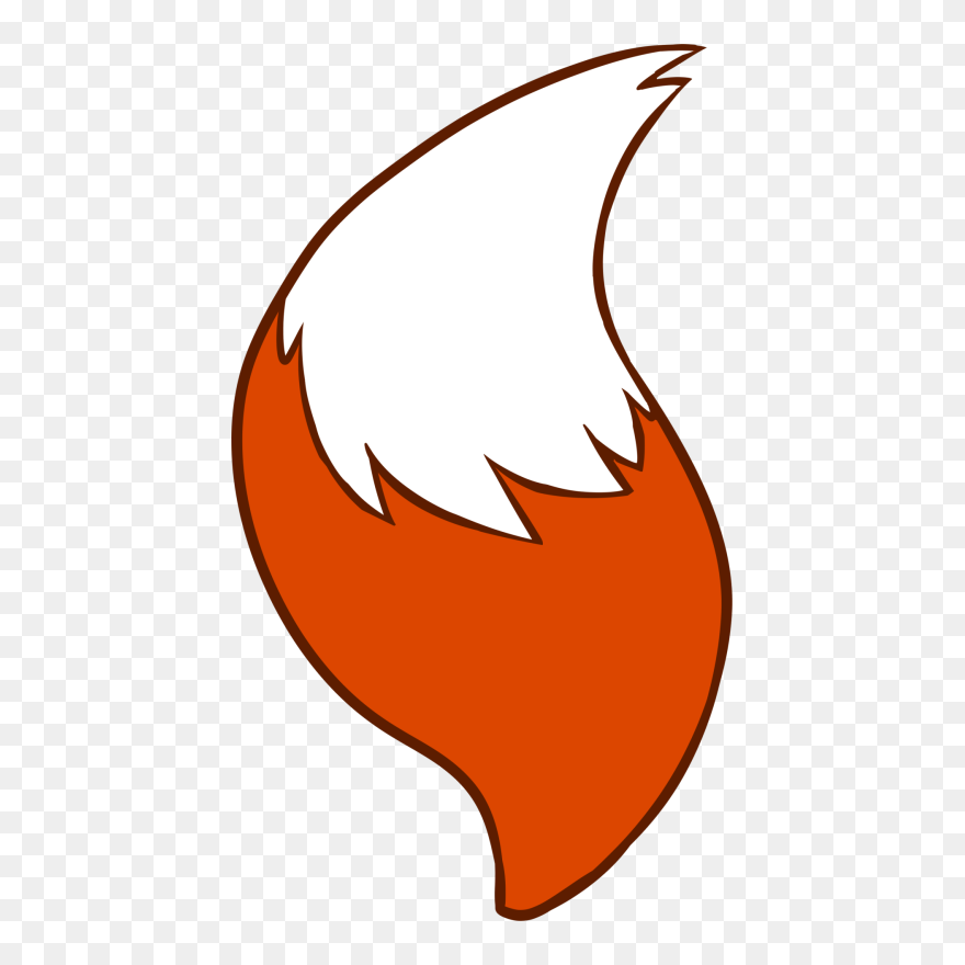 Fox Cartoon Clipart - Fox Tail Clipart - Png Download