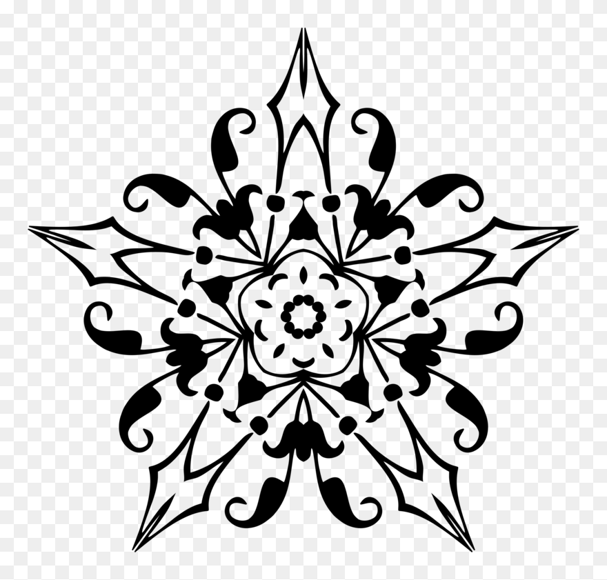 Ornamental Divider Design - Clip Art - Png Download