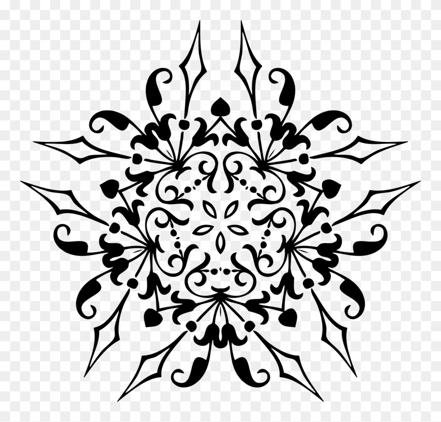 Ornamental Divider Design - Clip Art - Png Download