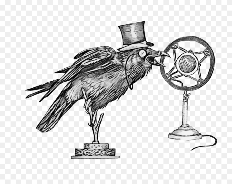 Raven And Mic Clipart