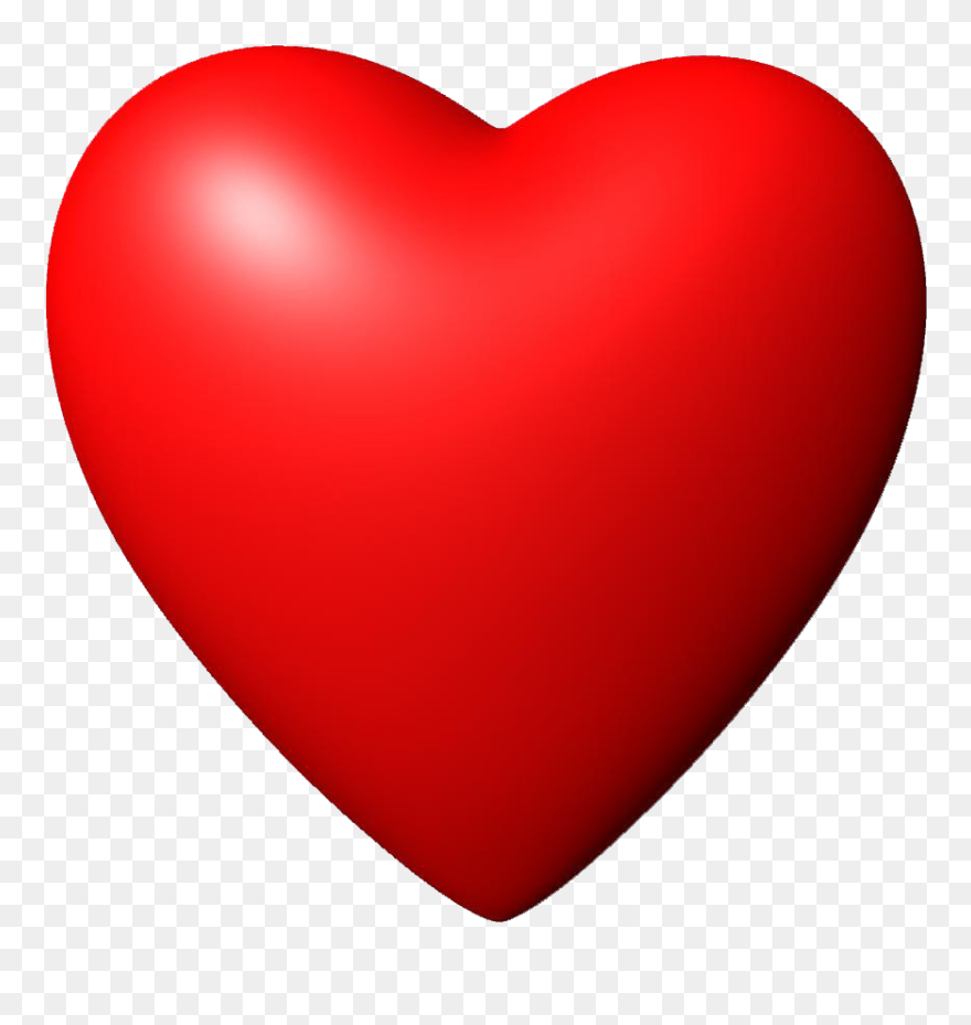 Download 3d Red Heart Png Image For Designing Projects - 3d Heart Png Clipart