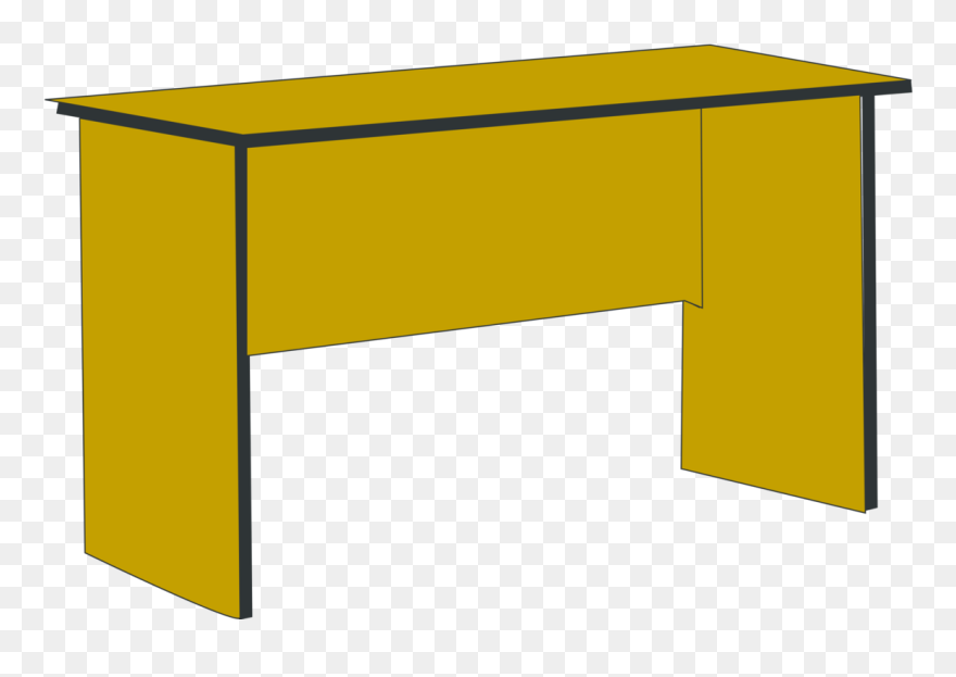 Desk Clipart , Png Download - Bilgisayar Masası Vektör Transparent Png