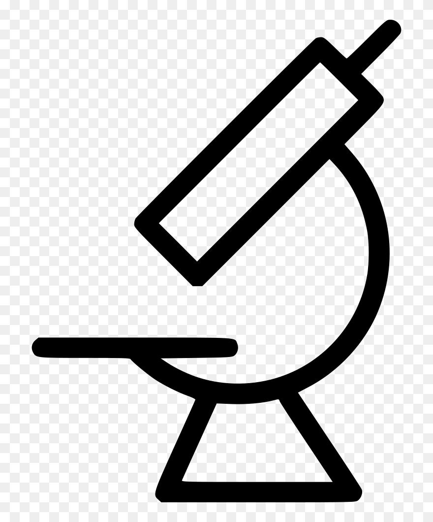 Microscope - Microscope Line Icon Clipart