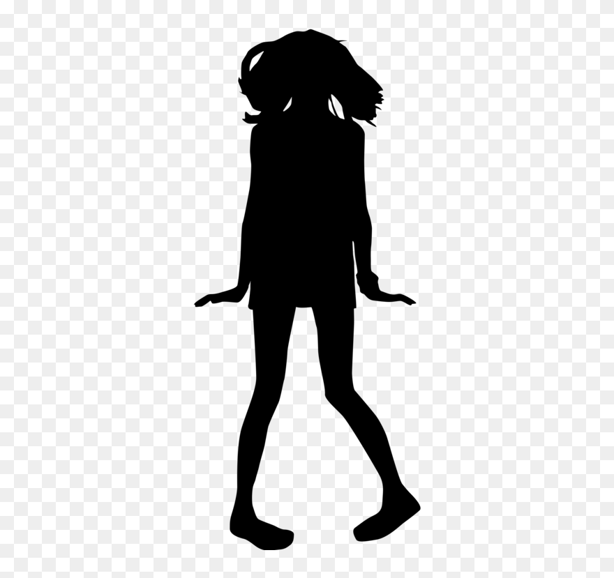 Monochrome Photography,shoe,human - Silhouette Shadow Transparent Background Clipart