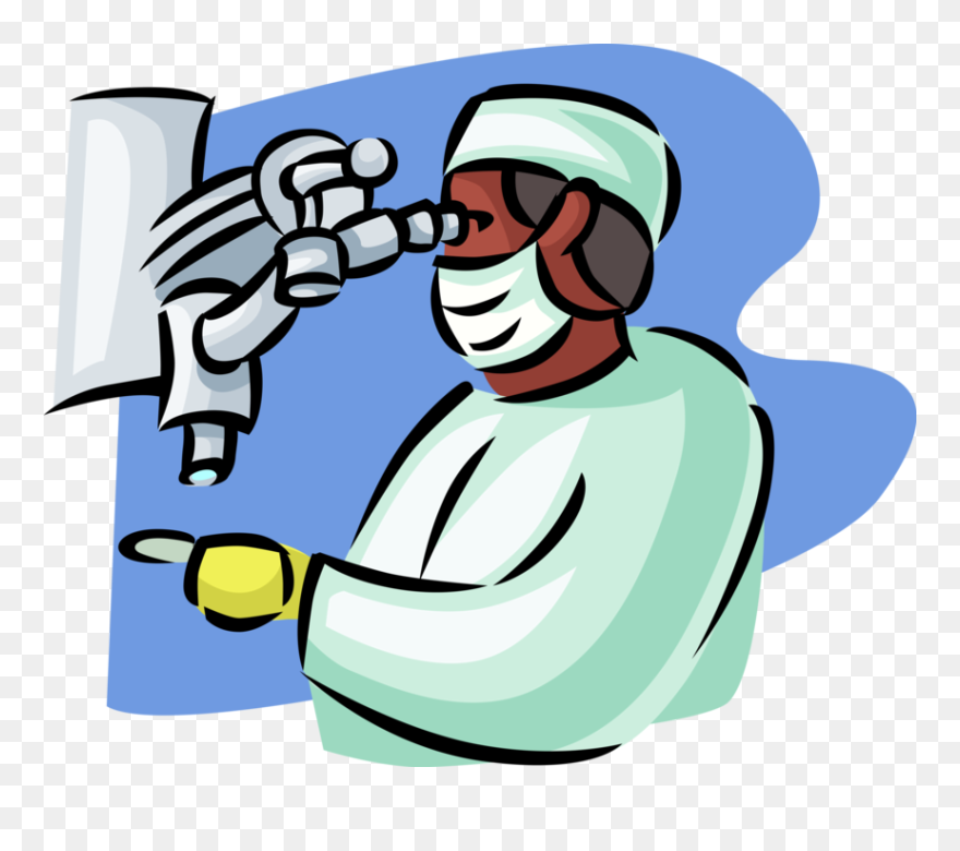 Vector Illustration Of Health Care Professional Doctor - Medical Researcher Clipart - Png Download