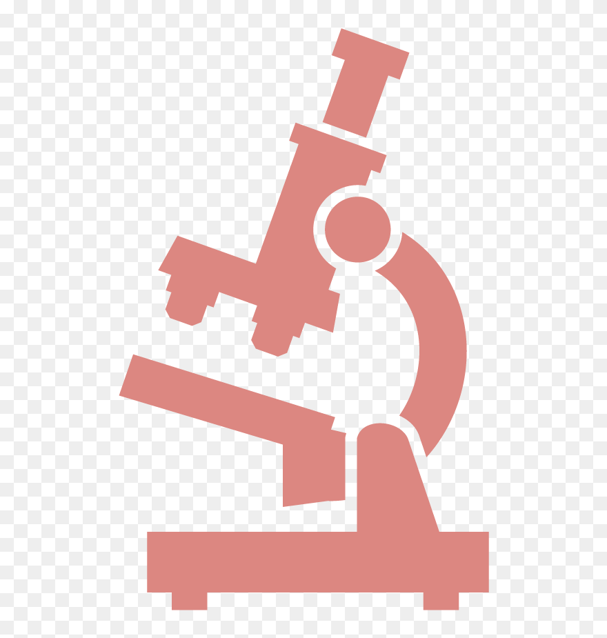 Pink Microscope Icon Clipart